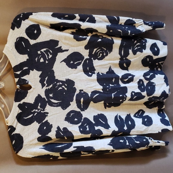 Talbots Merino Wool Blue and Gray Sweater Size MP - Picture 3 of 9